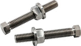 WORKS 70-630 Ti Axle Adjuster Bolts Jap 8x52mm/10mm / 8mm/12mm Nuts