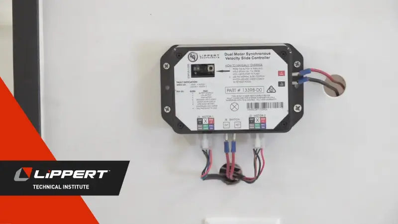700156 Lippert Dual Motor Synchronizing Control Board installed, enhancing RV’s dual motor slide-out system precision and reliability, Inside RV, RV Parts Shop, Exterior Parts & Accessories, AVADA - Best Sellers