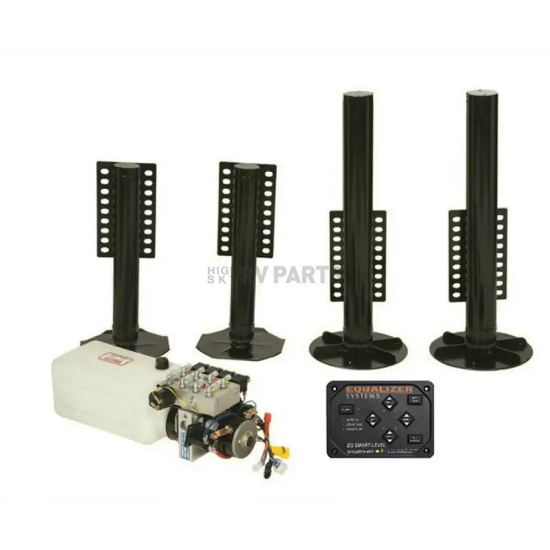 Image of RV leveling system in 70185 Equalizr Sys Jacks Box for easy leveling