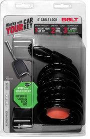 7023719 BOLT Locks/ Strattec Security Cable Lock 6 Foot Length