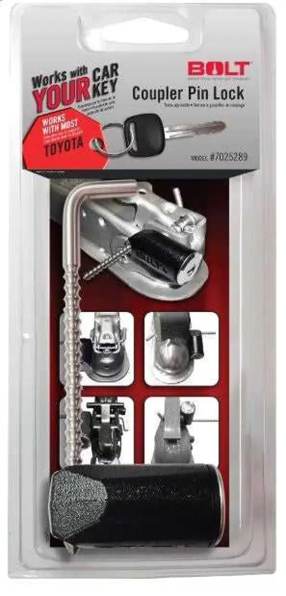 7025289 BOLT Locks/ Strattec Security Trailer Coupler Lock Pin Type