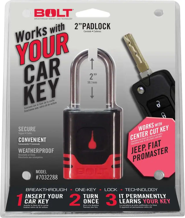 7032288 BOLT Locks/ Strattec Security Padlock Key Type - Uses