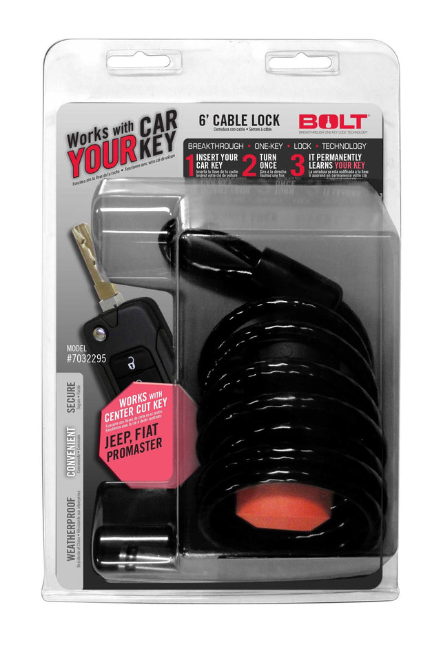 7032295 BOLT Locks/ Strattec Security Cable Lock 6 Foot Length