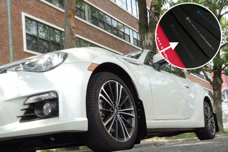 Rally Armor MF23-UR-BLK/GRY MF23-UR-BLK/GRY Rally Armor 13+ Subaru BRZ / 13+ Scion FR-S UR Black Mud Flap w/ Grey Logo