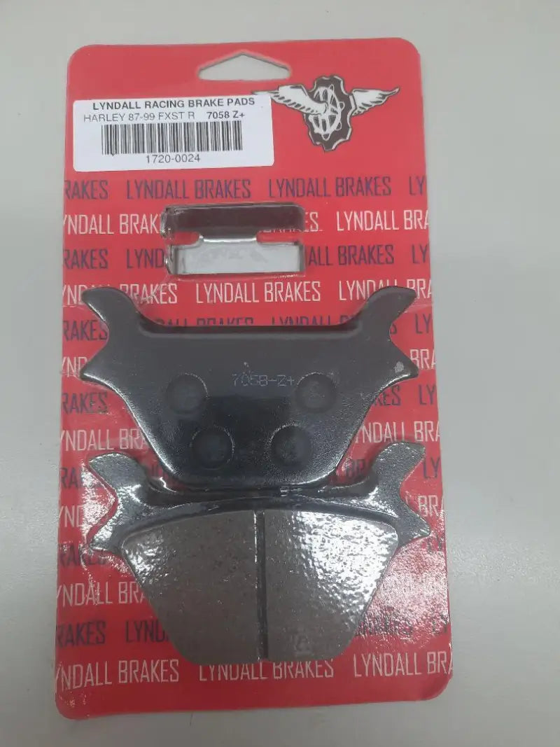 Lyndall Brakes gold plus brake pad for stopping power on 7058-G+ Fxst models