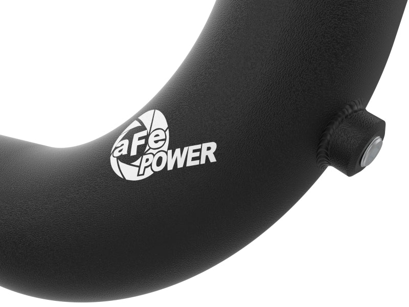 aFe 46-20638-B aFe BladeRunner 2-1/4 IN Aluminum Hot Charge Pipe Black 17-20 Hyundai Elantra GT L4-1.6L (t)