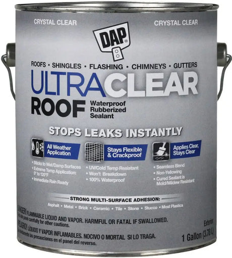70798 18397 DAP Ultra Clear Roof Gallon - Caulk Sealant