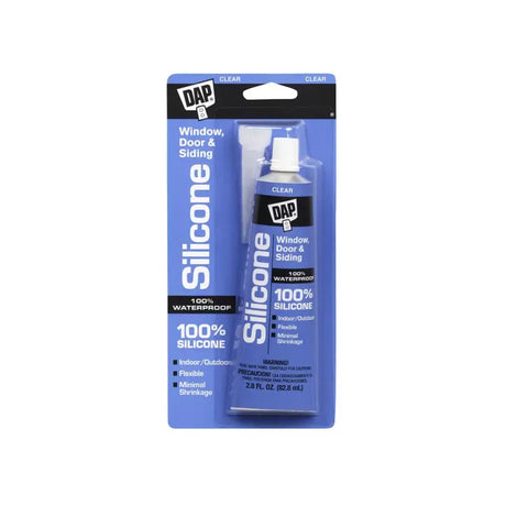 7079800753 DAP 100% Silicone W&D Clear
