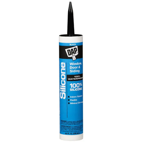 7079808642 DAP Silicone Dap Black