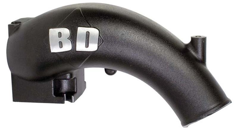 BD Diesel 1041550 BD Diesel X-Flow Power Intake Elbow (Black) - Dodge 1998-2002 5.9L 24-valve - 1041550