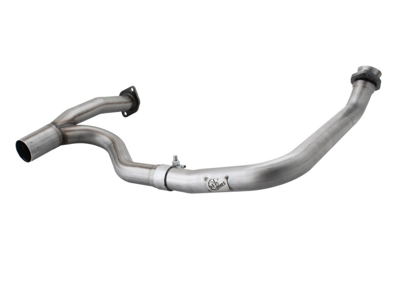 aFe 48-46208 aFe Power Twisted Steel Y-Pipe Stainless Steel 2.5in 12-14 Jeep Wrangler V6 3.6L