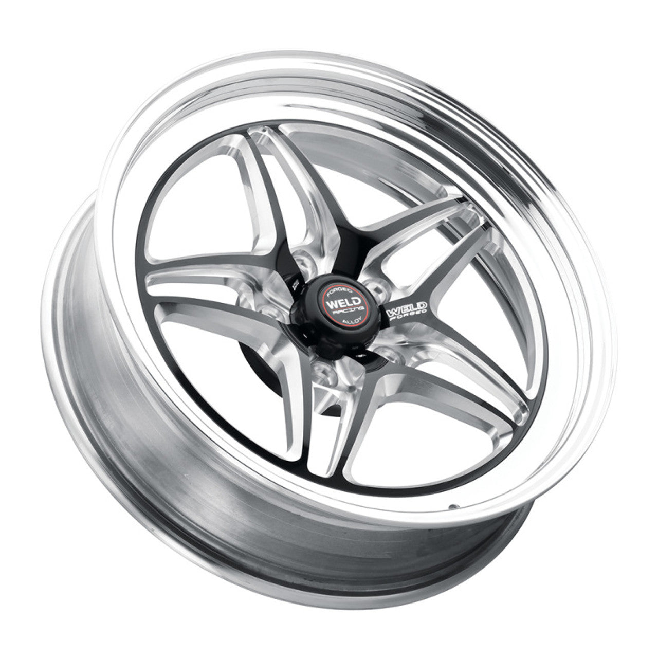 Weld S80 17X11 / 5X115mm BP / 5.8in BS Black Wheel (Medium Pad) - 80MB7110W58A
