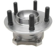 Silver car wheel hub with black studs for Raybestos Wheel Hub Assembly quickly install