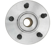 713178 Raybestos wheel hub assembly with 5-lug black bolts silver center