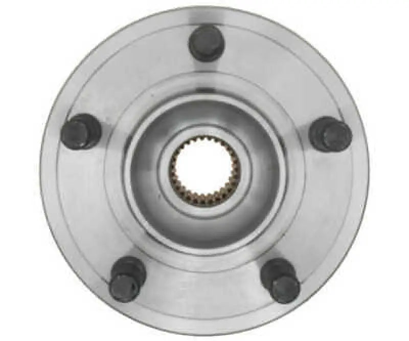 Silver Raybestos Wheel Hub Assembly for Chevy trucks, durable wheel hub assembly