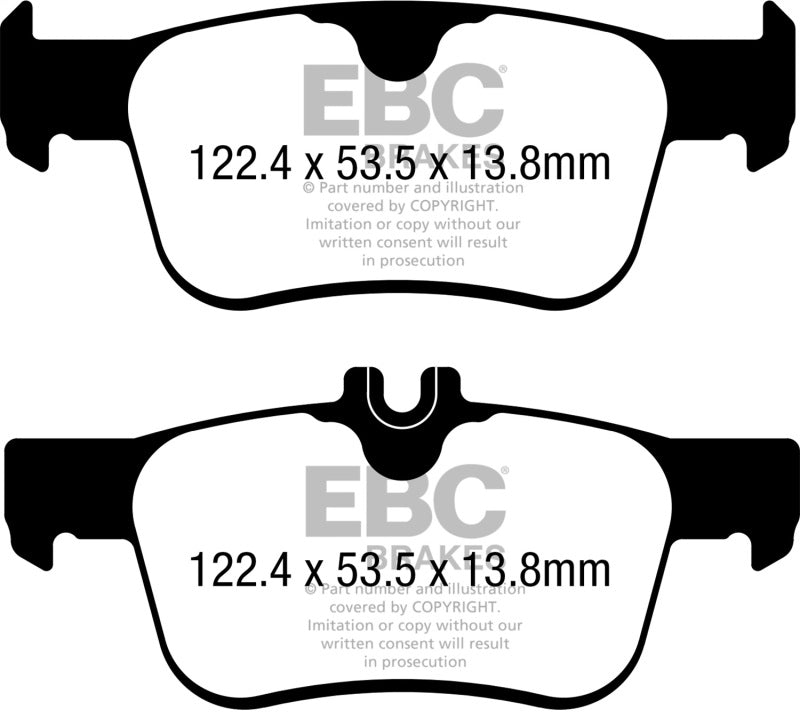 EBC DP32402C EBC 17-21 Honda Civic Hatchback Redstuff Rear Brake Pads