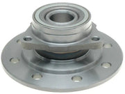 Silver Raybestos wheel hub assembly showing a durable wheel hub for cars