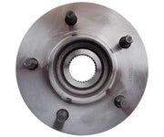 Metal wheel hub with splined center for Raybestos 715017 wheel hub assembly