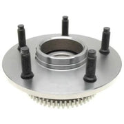Raybestos 715084 wheel hub assembly with black bolts and teeth
