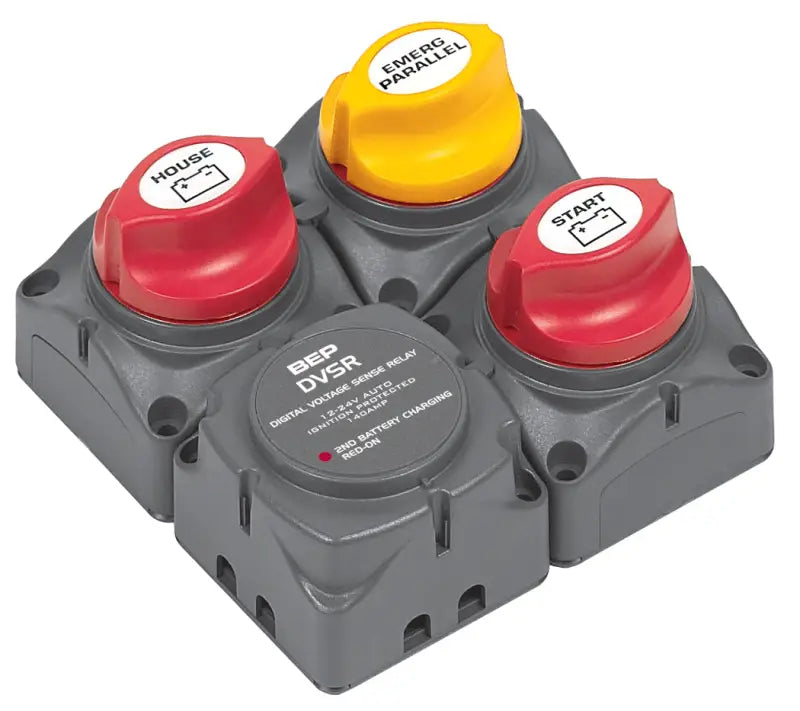 716-SQ-140A-DVSR BEP Clstr Single Eng 3X701-Dvsr Sq Mc8 - Battery Disconnect Switch