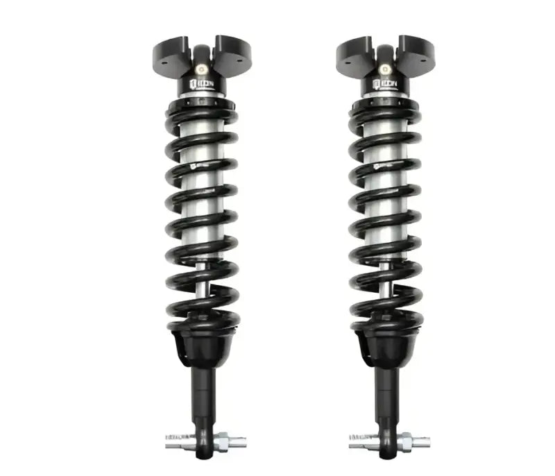 71605 Icon 2.5 Vs Ir Coilover Kit - Advanced Performance Shocks with 2.5-inch Diameter, Vehicle-Specific Tuning, and In-Cab Damping Adjustment for Enhanced Stability and Control.