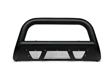 Black tubular grille guard for Ford F-150 Armordillo Armordillo enhanced protection 2004-2022