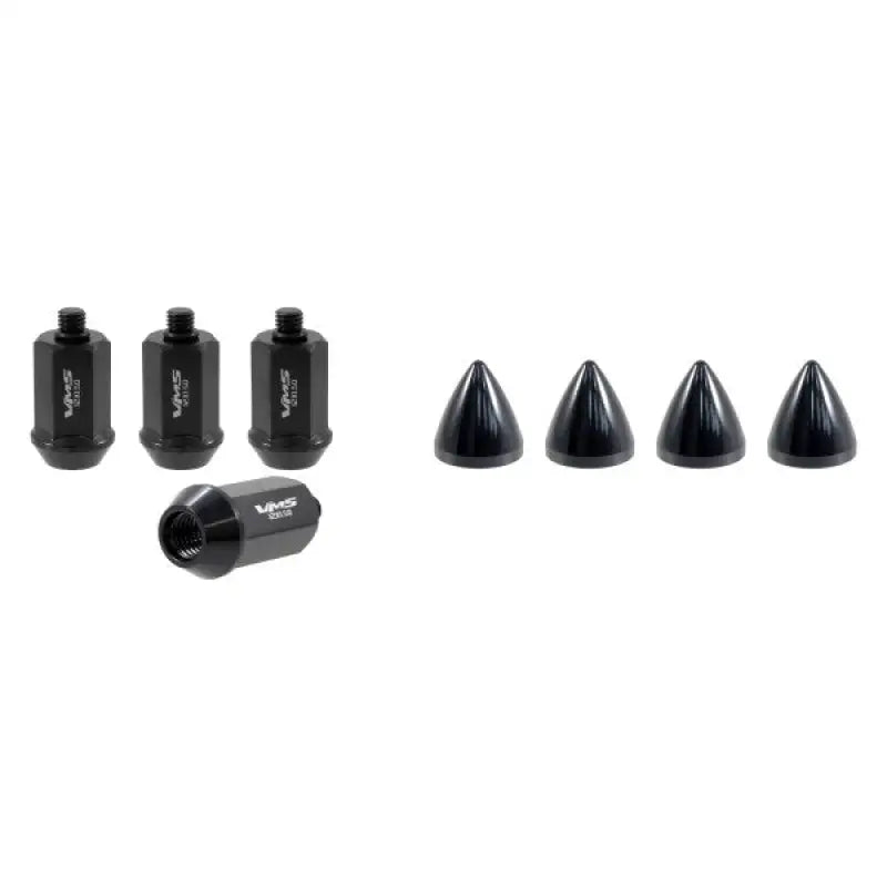 Black lug nuts and spike caps for 71620K175 True Spike Wheel Installation Kit