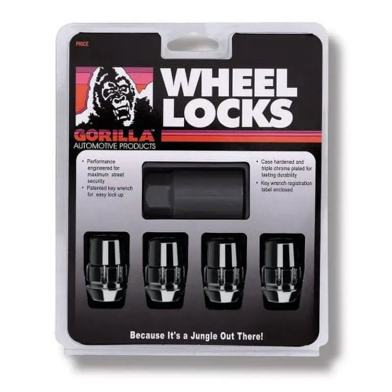 71681NBC Gorilla 1/2 Acrn Black Chrm - Wheel Lock