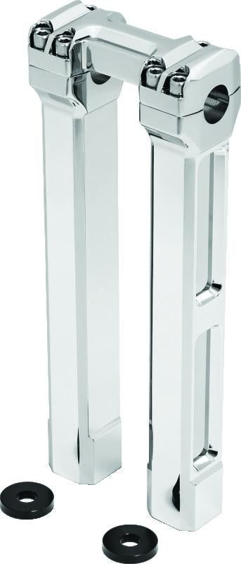 Kuryakyn 6130 Kuryakyn 12inch Billet Handlebar Risers Chrome - 6130