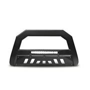 Black bull bar with LED light for Chevy Suburban front-end protection and style