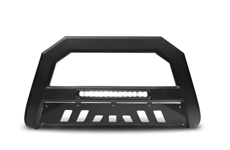 Black bull bar with LED light for Chevy Suburban front-end protection and style