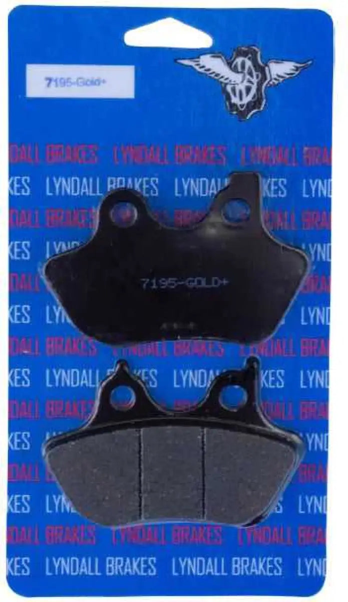 LYNDALL BRAKES 7195-G-P Profiled Brake Pad Gold+ Fr/Rr `00 07 Except 200 Mm Tire