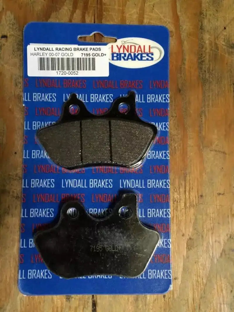 7195 GOLD + Lyndall Brakes Brake Pad Gold + 00-07