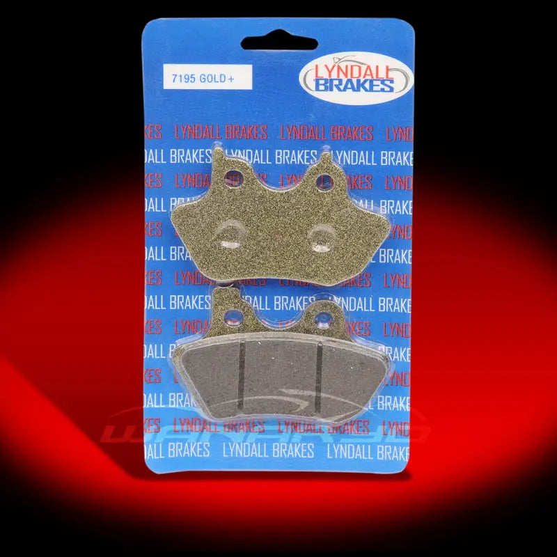 7195 GOLD + Lyndall Brakes Brake Pad Gold + 00-07