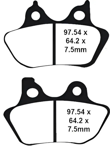 LYNDALL BRAKES 7195-X-P Profiled Brake Pad X+ Fr/Rr `00 07 Except 200 Mm Tire