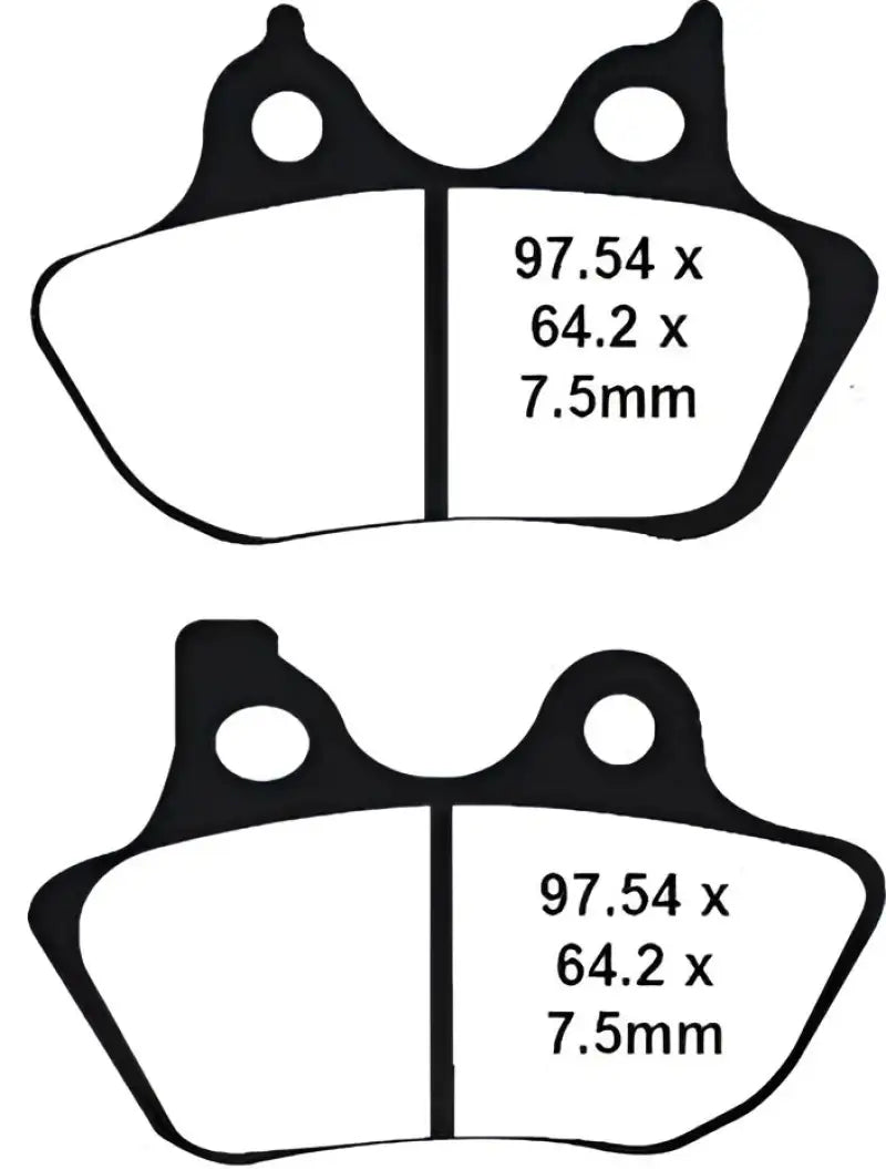 LYNDALL BRAKES 7195-X-P Profiled Brake Pad X+ Fr/Rr `00 07 Except 200 Mm Tire