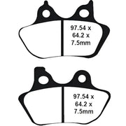 LYNDALL BRAKES 7195-X-P Profiled Brake Pad X+ Fr/Rr `00 07 Except 200 Mm Tire