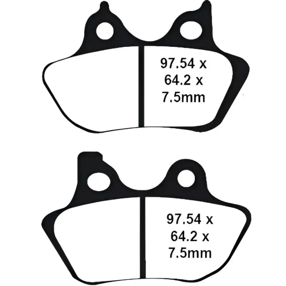 LYNDALL BRAKES 7195-X-P Profiled Brake Pad X+ Fr/Rr `00 07 Except 200 Mm Tire