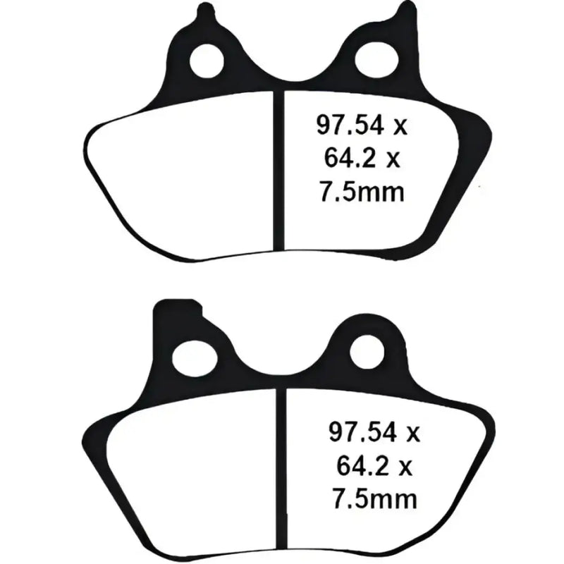 LYNDALL BRAKES 7195-X-P Profiled Brake Pad X+ Fr/Rr `00 07 Except 200 Mm Tire