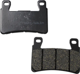 Dark grey Lyndall Brakes Gold Plus disc brake pads for stopping power on 200mm tires