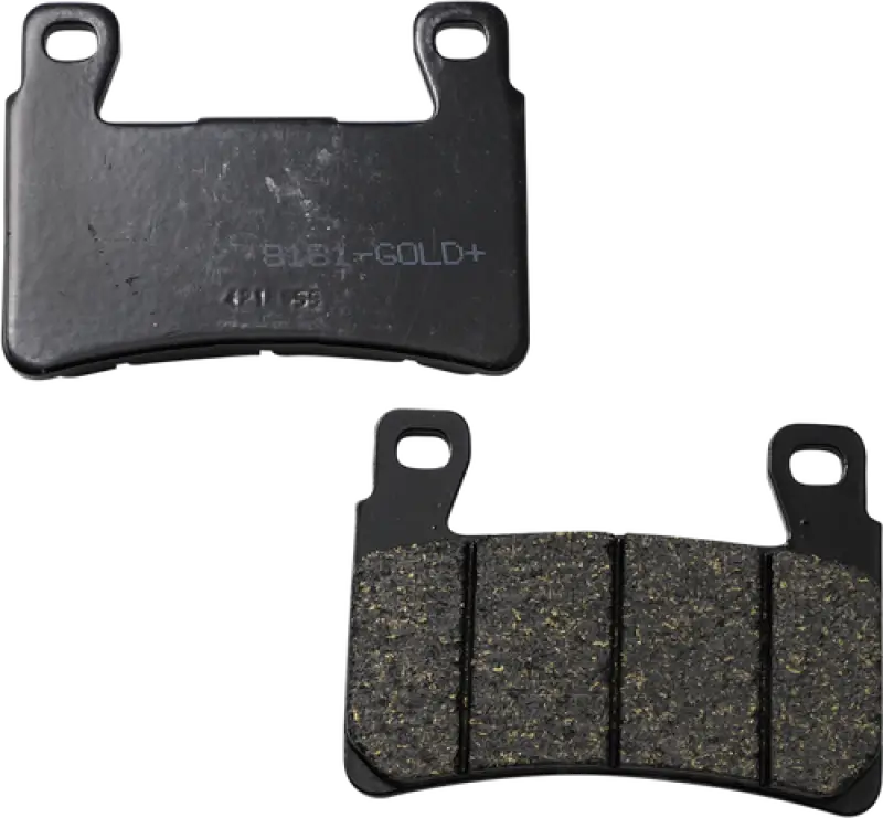 Dark grey Lyndall Brakes Gold Plus disc brake pads for stopping power on 200mm tires