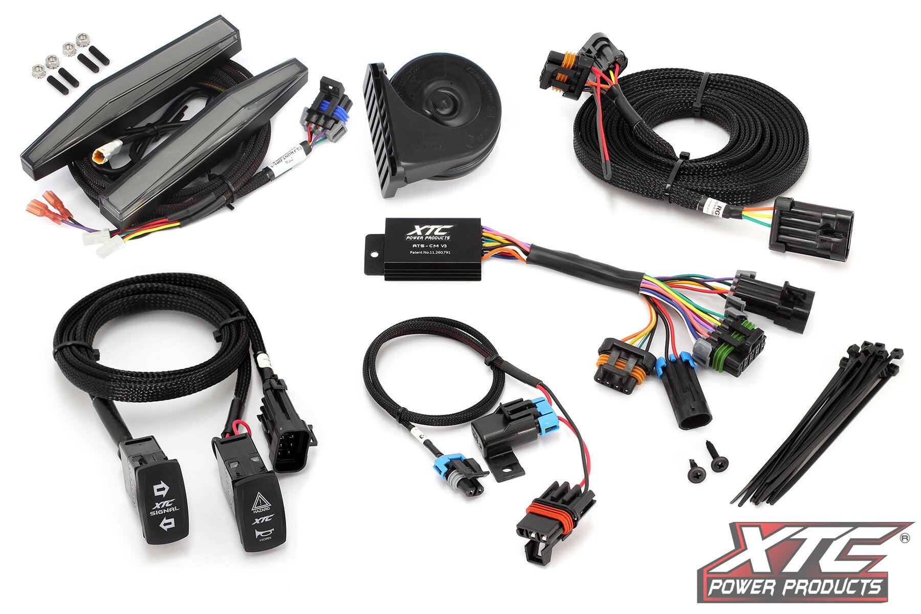 XTC Power Products Auto Turn Signal KIT W Illumination ATS-POL-GBU-DRL - Front Drl Lights