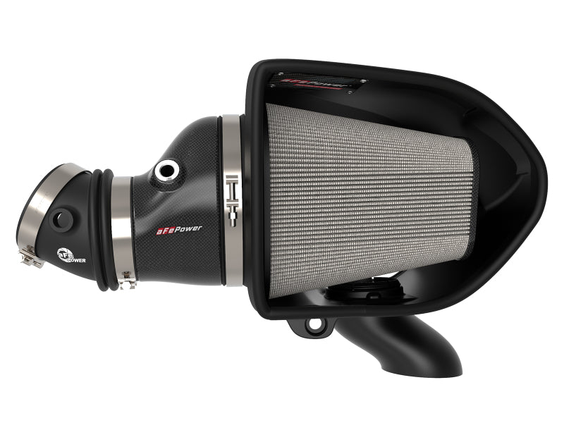 aFe 57-10001D aFe Magnum Force Stage-2 Track Series Carbon Fiber AIS w/Pro Dry S Media-18 Dodge Challenger V8-6.2L