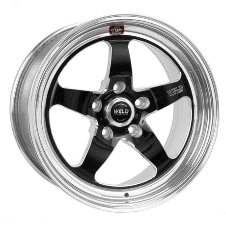 Weld 71HB8110B76A Weld S71 18x11 / 5x4.75 BP / 7.6in. BS Black Wheel (High Pad) - Non-Beadlock