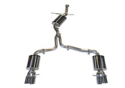 AWE Tuning 3015-42022 AWE Tuning Audi B8 A5 2.0T Touring Edition Exhaust - Quad Outlet Polished Silver Tips