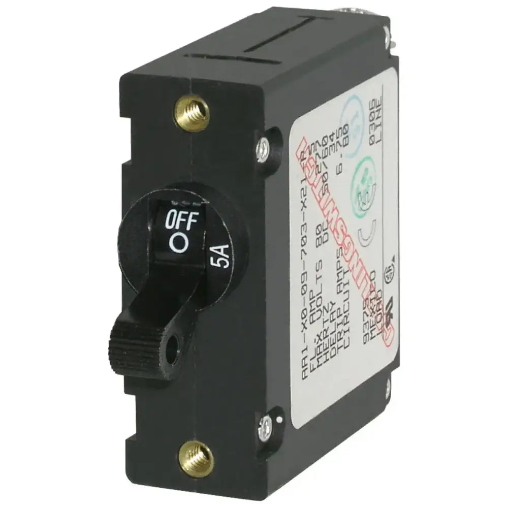 7200-BSS Blue Sea Circuit Breaker Aa1Toggle 5A Blk
