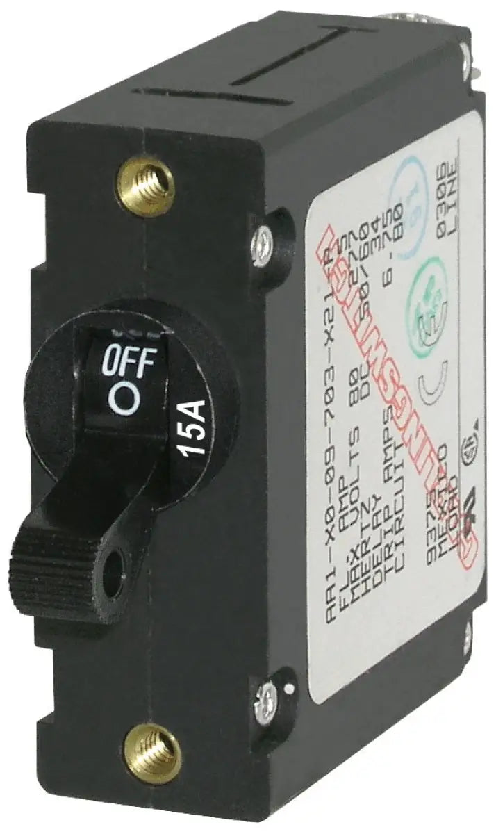 7208-BSS Blue Sea Circuit Breaker Aa1Toggle 15A Blk