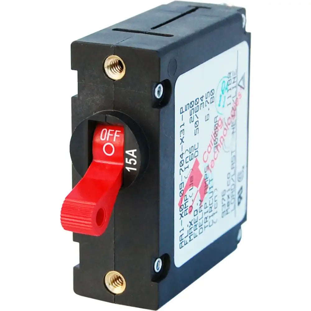 7209-BSS Blue Sea Circuit Breaker Aa1Toggle 15A Red