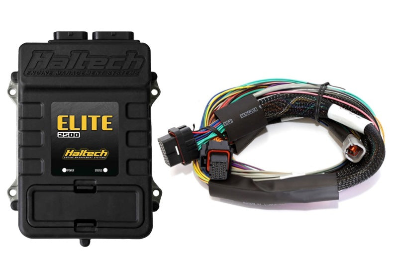 Haltech HT-151302 Haltech Elite 2500 Basic Universal Wire-In Harness ECU Kit