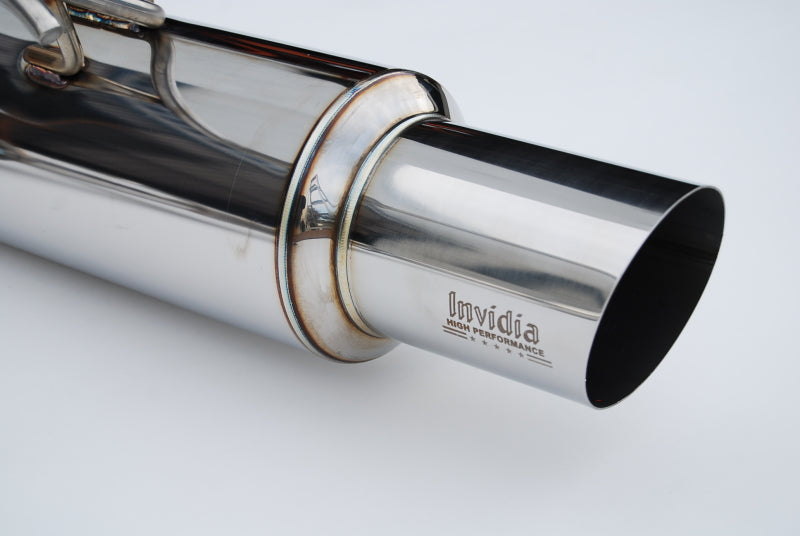 Invidia HS22WRXGTP Invidia 2022+ Subaru WRX N1 Twin Outlet Single Layer SS Tip Cat-Back Exhaust - HS22WRXGTP